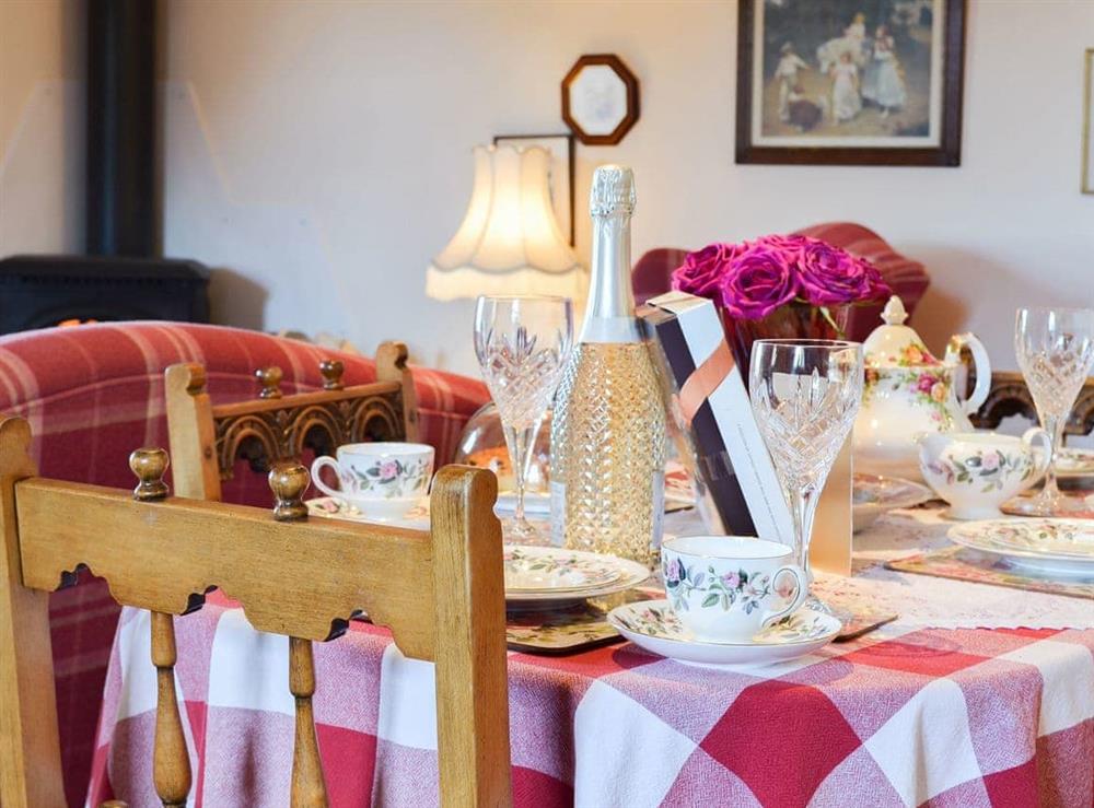 Wonderful formal dining area at Rambling Rose in Nr Keswick, Cumbria., Great Britain