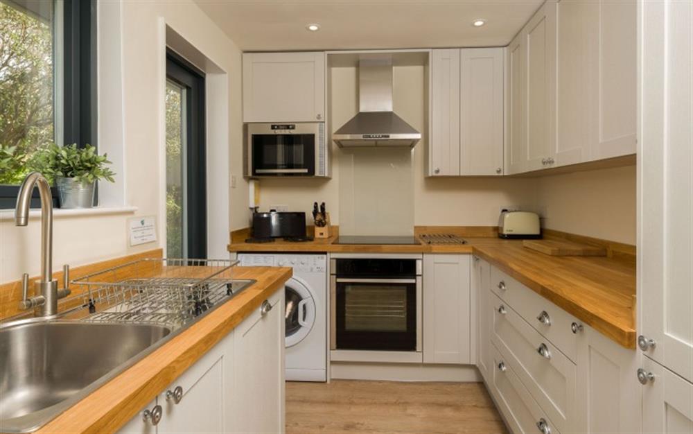 Another look at the modern kitchen  at Ramillies in Hope Cove