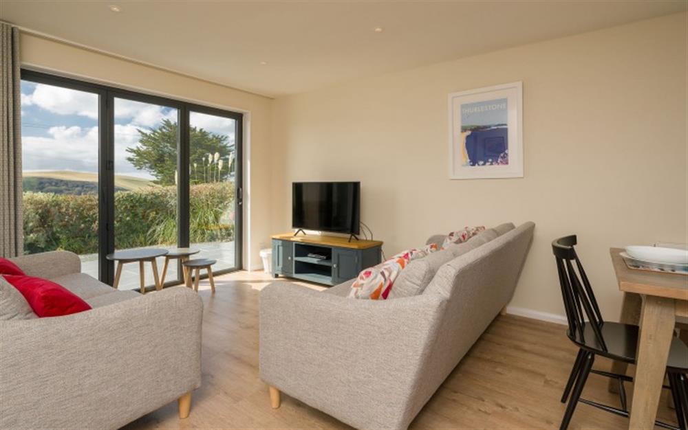 Open plan living  at Ramillies in Hope Cove