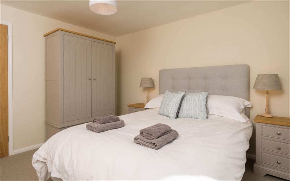 Very comfortable master bedroom  at Ramillies in Hope Cove