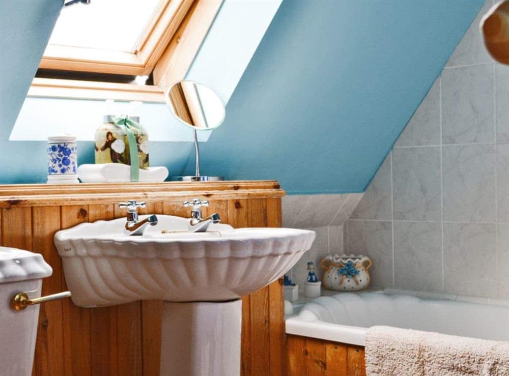 Bathroom at Rams Cottage in Glenelg, near Kyle of Lochalsh, Ross-Shire