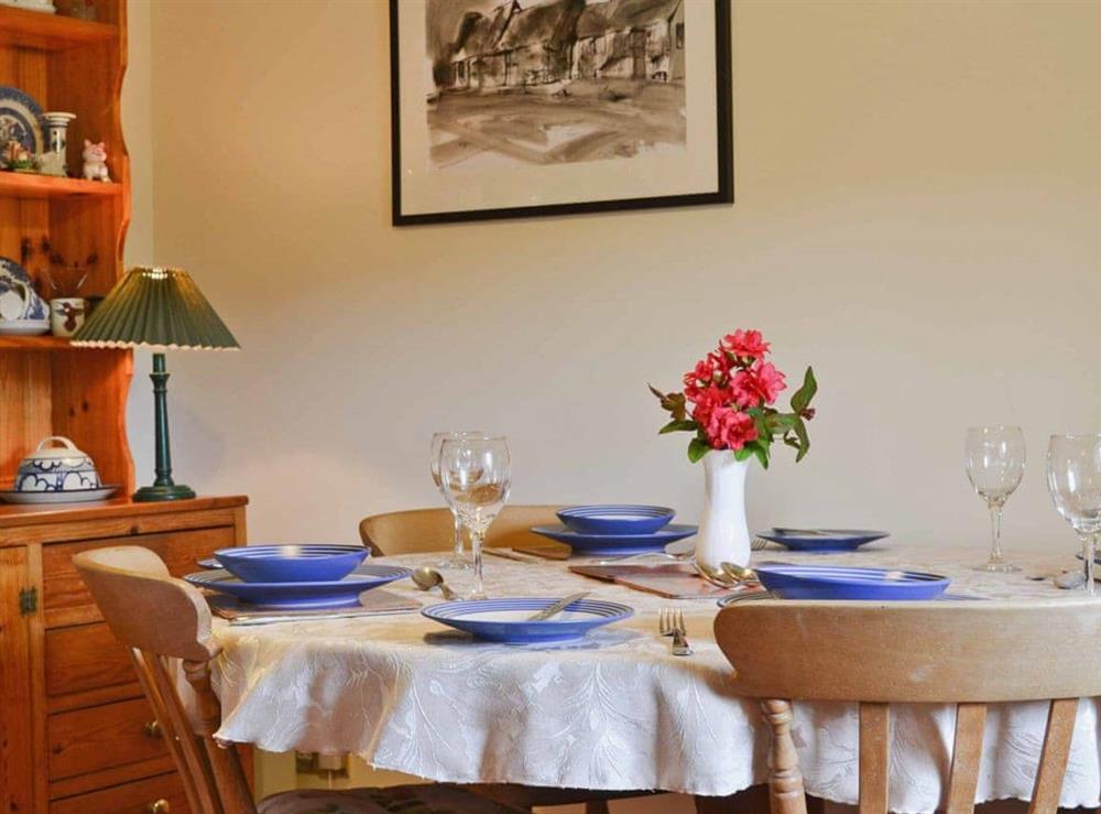 Dining room at Rams Cottage in Glenelg, near Kyle of Lochalsh, Ross-Shire