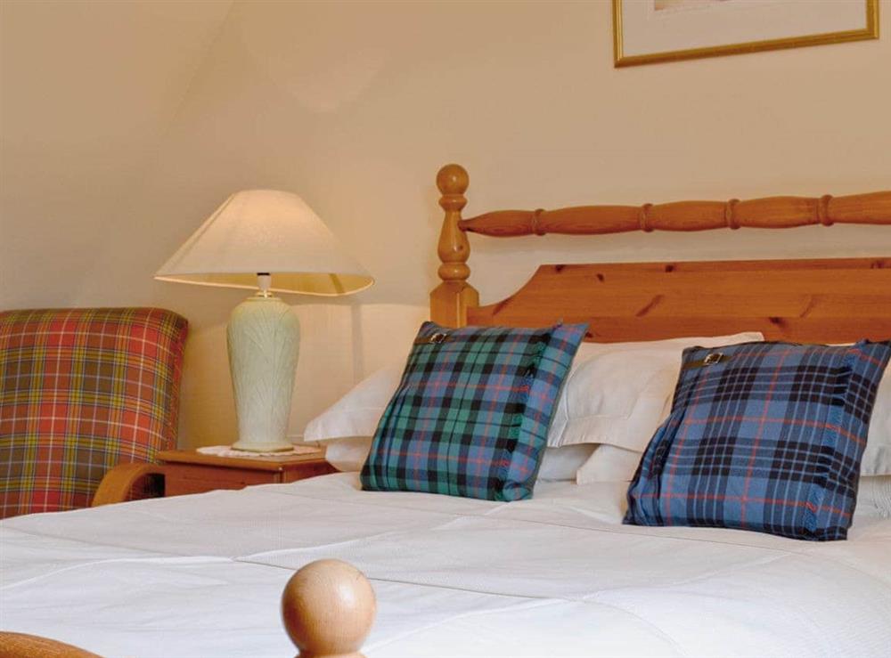 Double bedroom at Rams Cottage in Glenelg, near Kyle of Lochalsh, Ross-Shire
