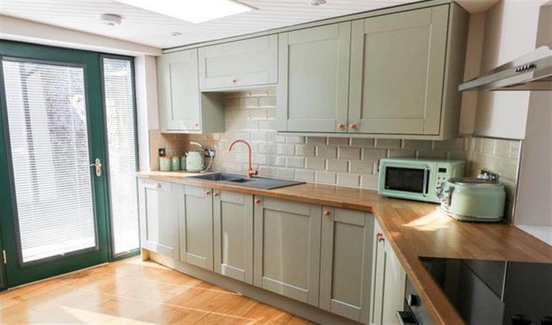 This is the kitchen at Ramsey Cottage, St Ishmaels near Milford Haven