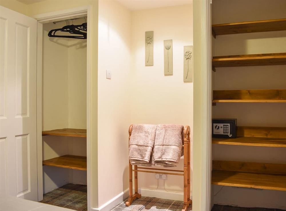 Ample storage space in the double bedroom at Ramshead Cottage in Tebay, near Kendal, Cumbria