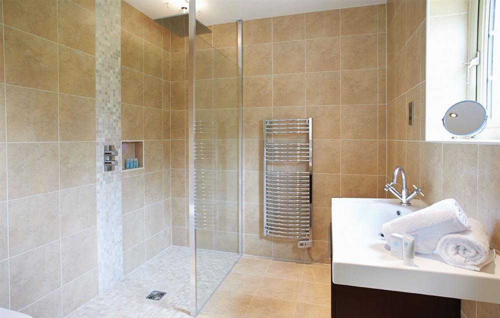 En-suite shower room at Ramson Lodge, Wakes Colne