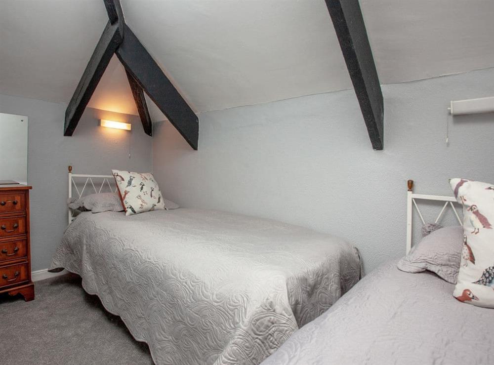 Twin bedroom at Ranscombe House in Brixham, Devon