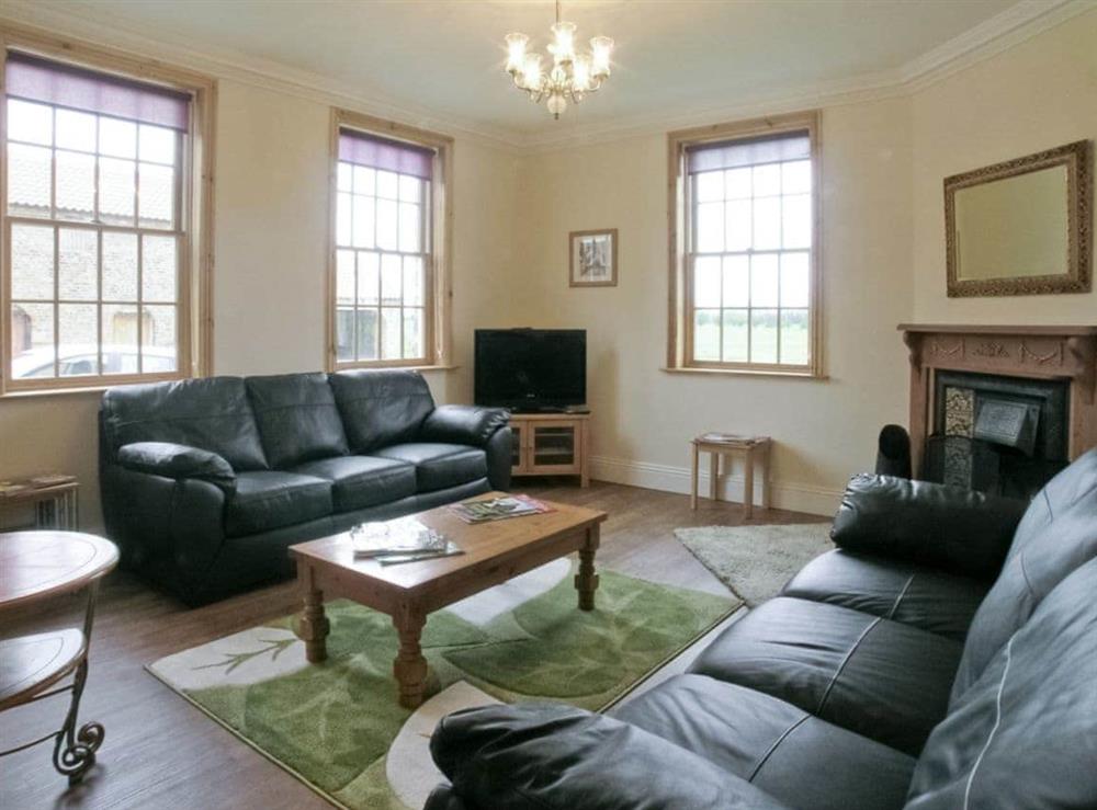 Living room at Rascal Wood in Holme-on-Spalding Moor, near Market Weighton, East Riding of Yorkshire