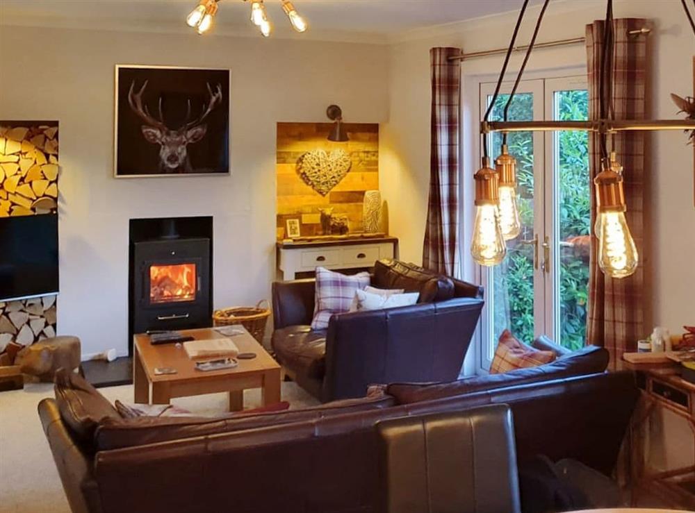 Living room at Ratagan Lodge in Kyle of Lochalsh, Lochalsh, Ross-Shire