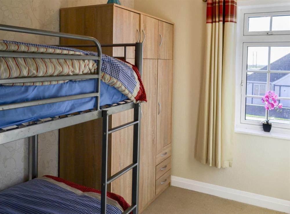 Bunk bedroom at Raveena in Anderby Creek, near Skegness, Lincolnshire