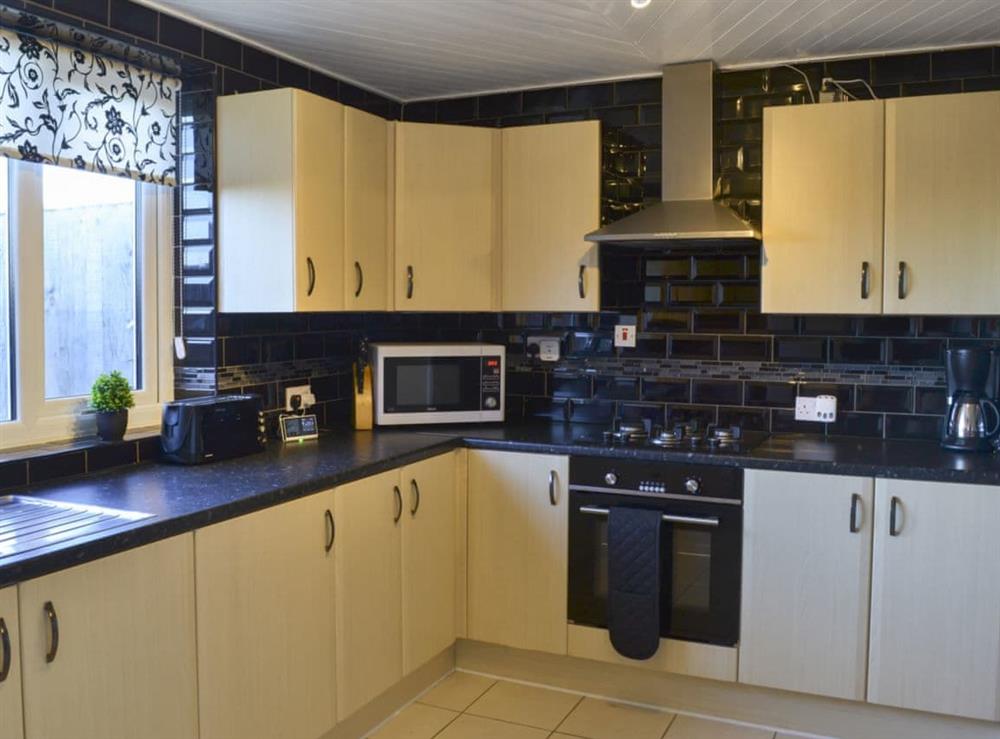 Kitchen and dining room at Raveena in Anderby Creek, near Skegness, Lincolnshire