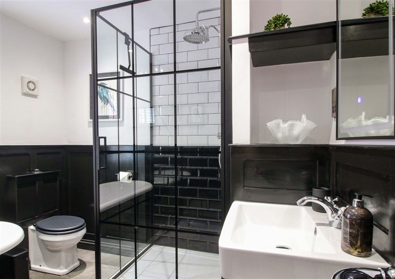 The bathroom at Raven Lane Retreat, Ludlow