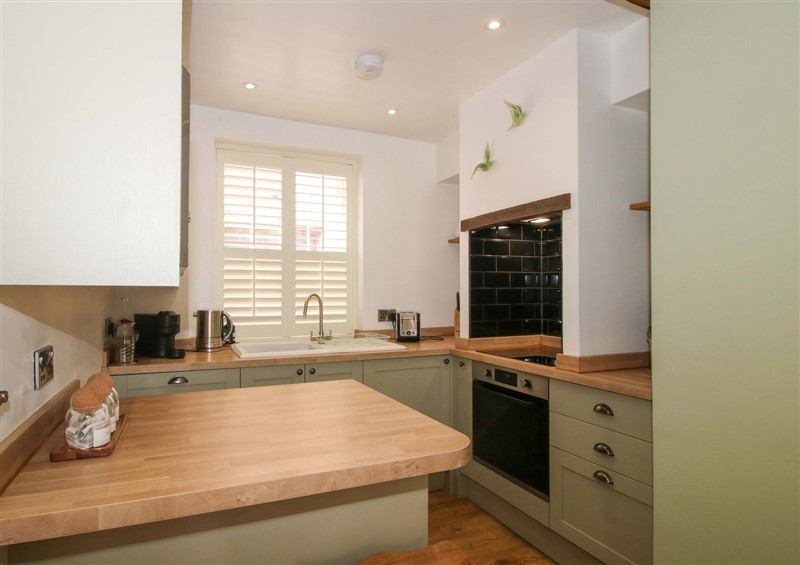 This is the kitchen at Raven Lane Retreat, Ludlow