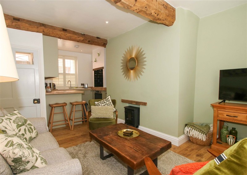 This is the living room at Raven Lane Retreat, Ludlow