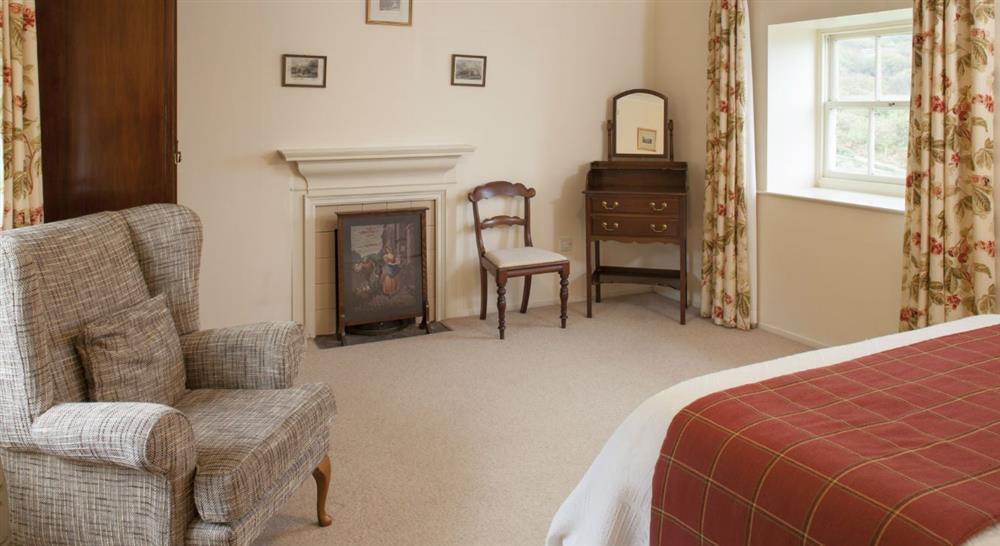 The double bedroom at Ravenscar Chapel Cottage in Scarborough, North Yorkshire