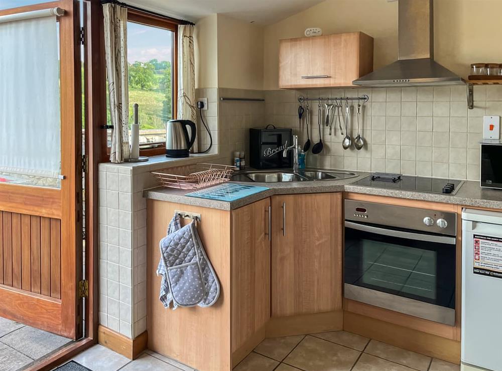 Kitchen at Ravenscliffe Cottage in Ashbourne, Derbyshire