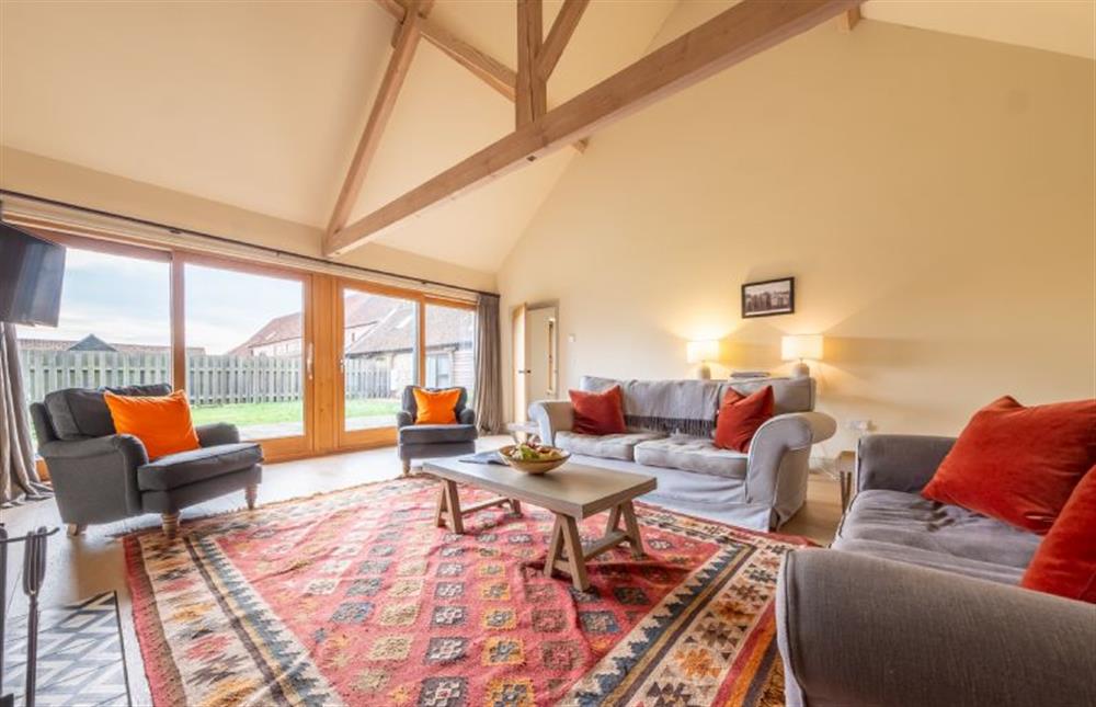 Sitting room with panoramic sliding doors