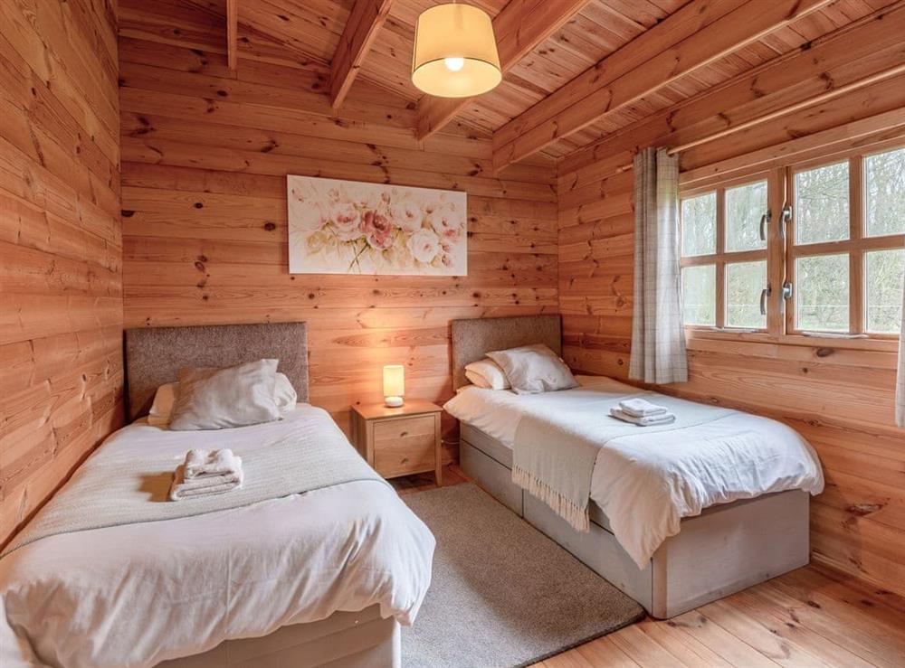 Warm and welcoming twin bedded room