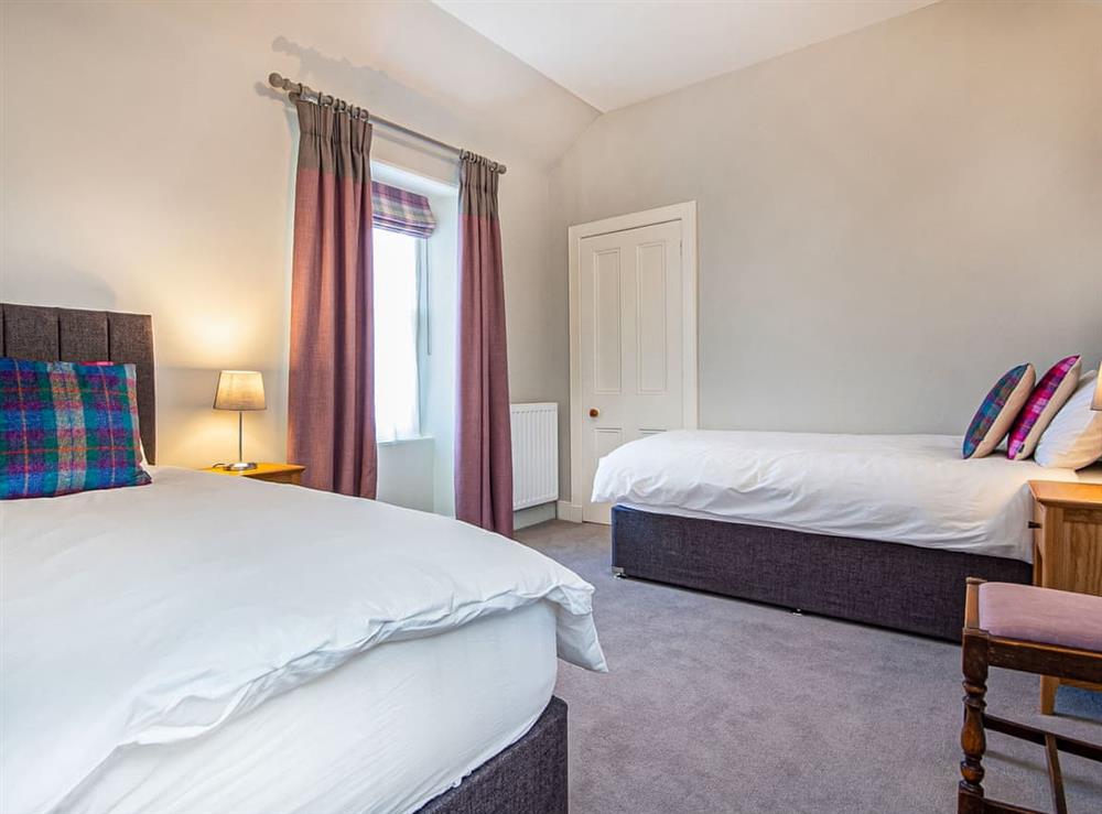 Twin bedroom at Reay House in Nairn, Morayshire