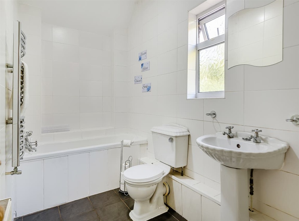 Bathroom at Rectory Cottage in Dibden, near Southampton, Hampshire
