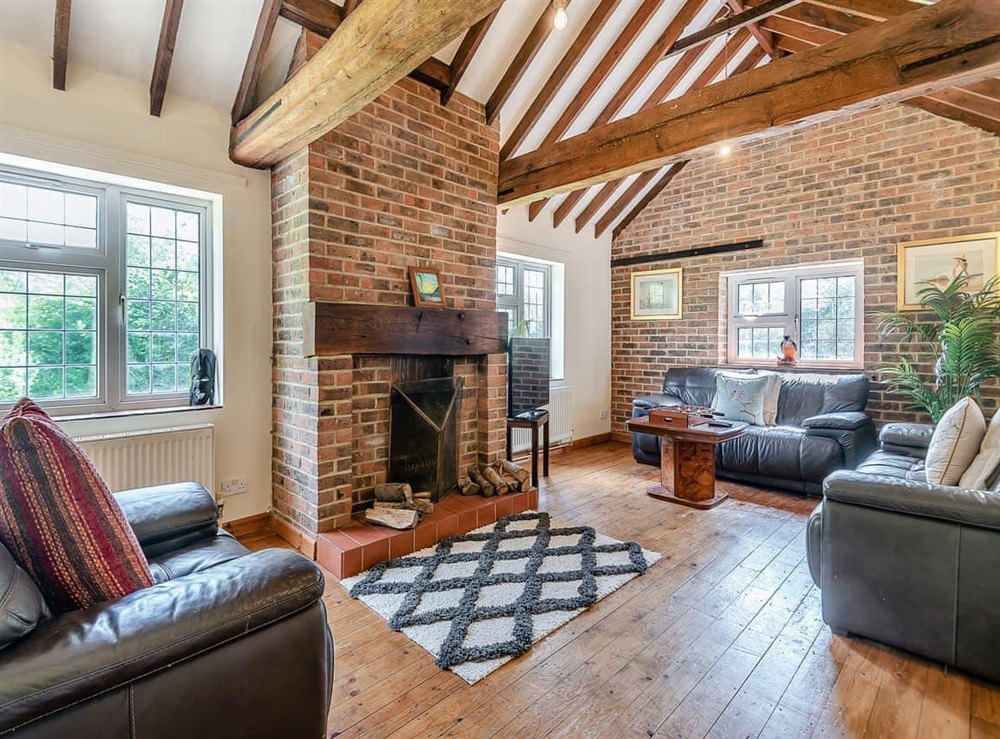 Living room at Rectory Cottage in Dibden, near Southampton, Hampshire