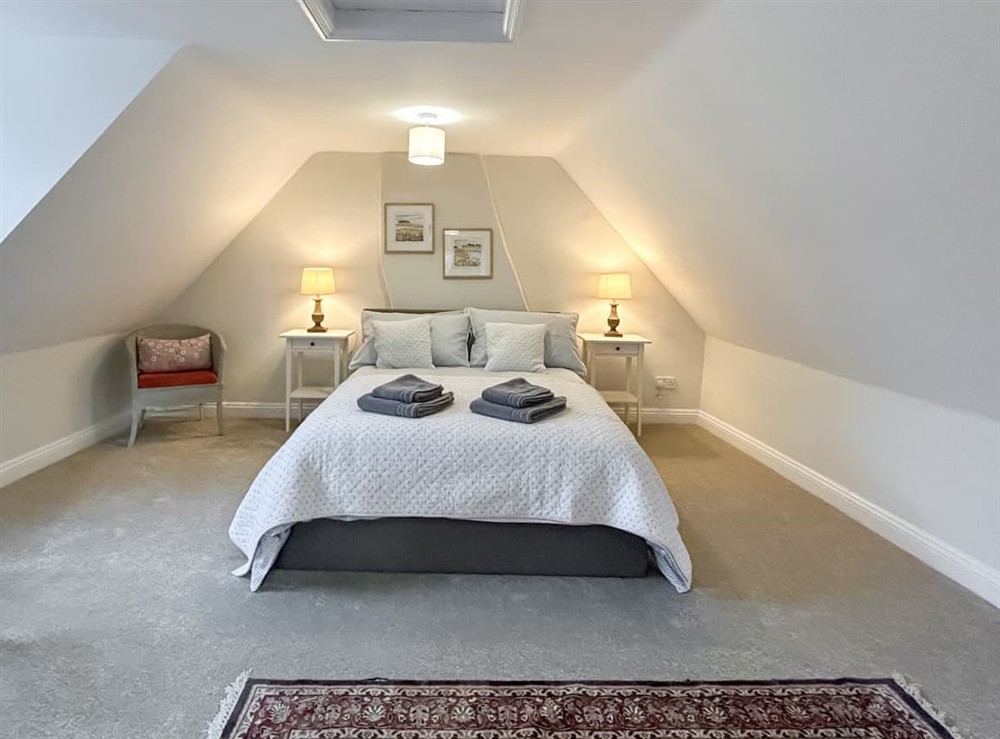 Double bedroom at Rectory Cottage in Isham, Northamptonshire