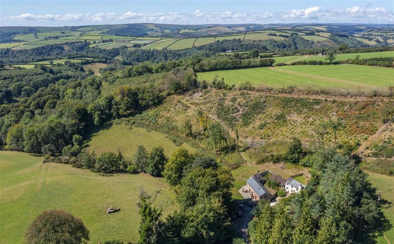 The setting of Red Deer Cottage