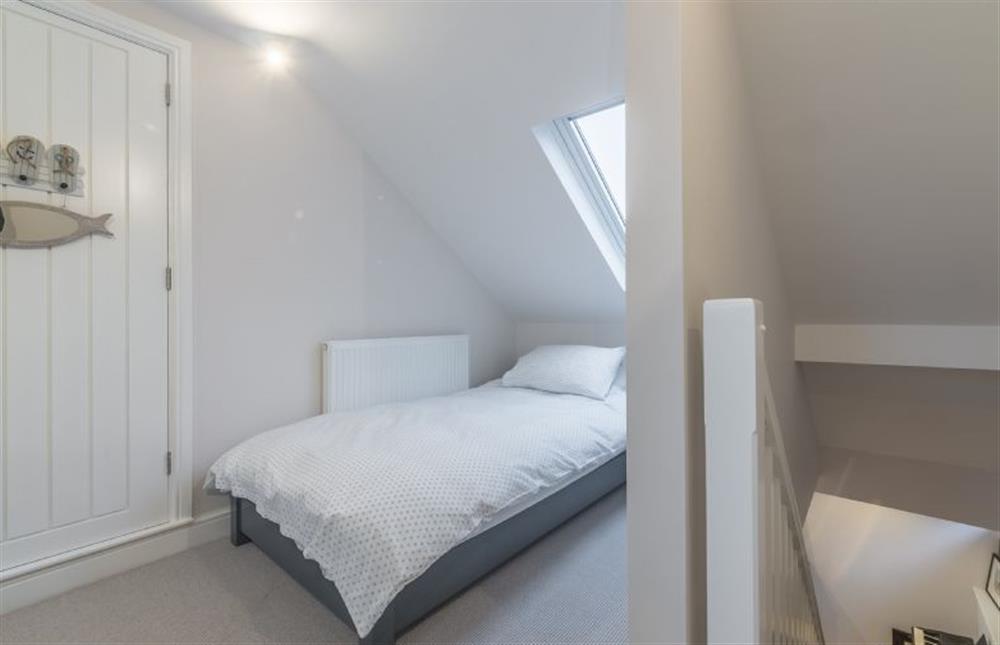 First floor: The Loft room has three single beds at Red Gables, Burnham Market near Kings Lynn