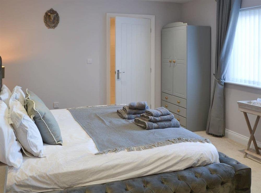 Comfortable and peaceful bedroom at Red Hen Cottage in Acklington, Northumberland