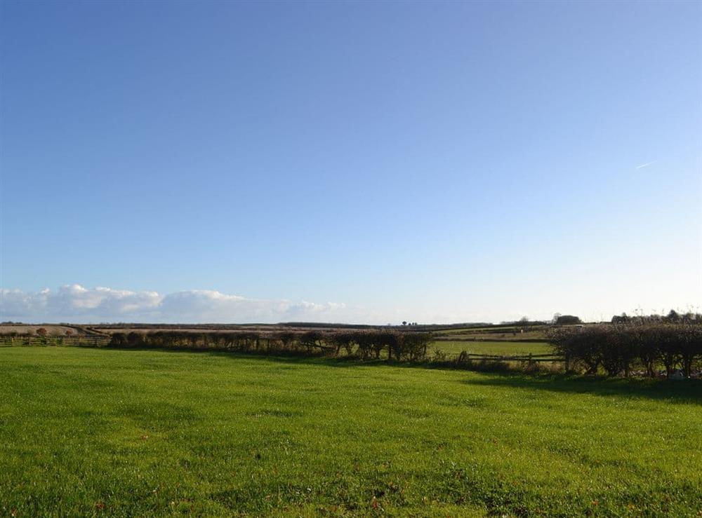 Stunning wide-ranging rural views at Red Hen Cottage in Acklington, Northumberland
