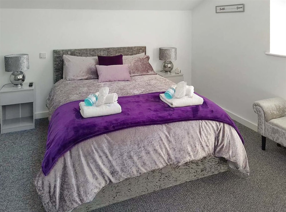 Double bedroom at Red Kite Cottage in Consett, Durham