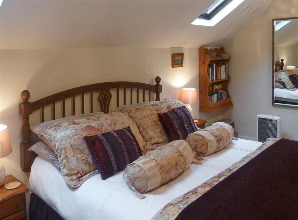 Relaxing double bedroom at Red Kite Cottage  in Maesymeillion, near New Quay, Ceredigion, Dyfed
