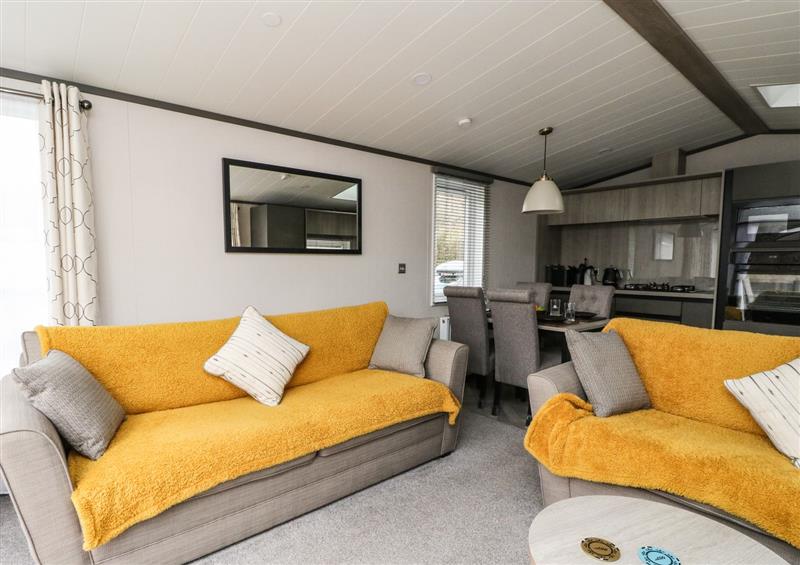 Enjoy the living room at Red Kite Lodge, St Fillians