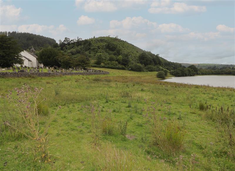 The setting of Red Kite Lodge at Red Kite Lodge, Talley near Llandeilo