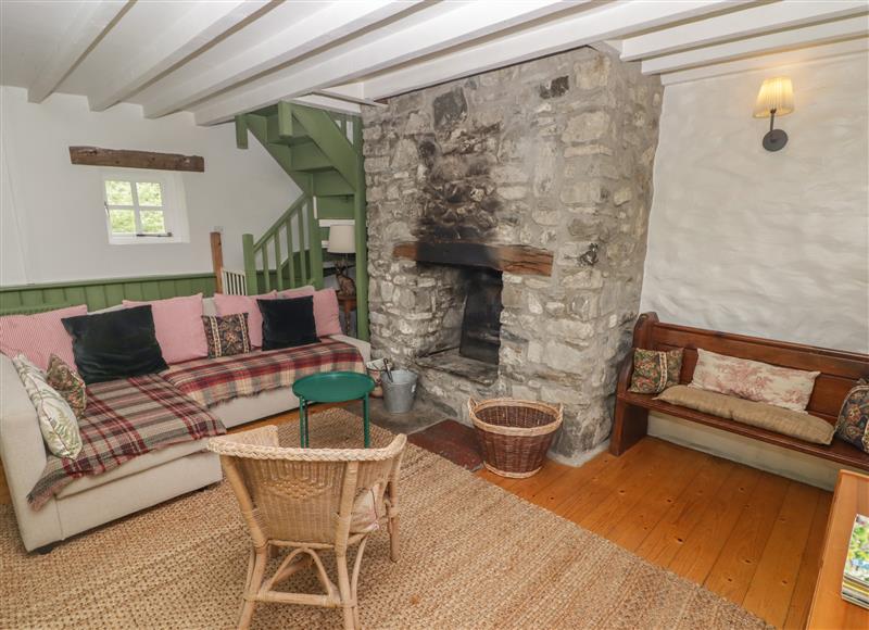 This is the living room at Red Kite Lodge, Talley near Llandeilo