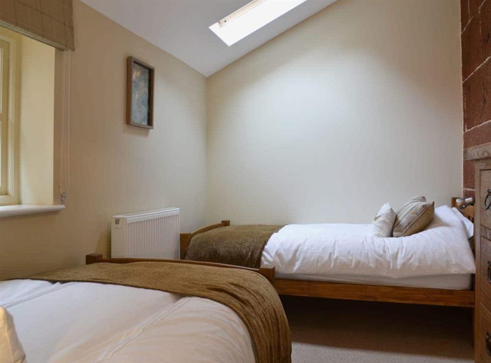 Twin bedroom at Red Lion Lodge in Myddle, near Shrewsbury, Shropshire