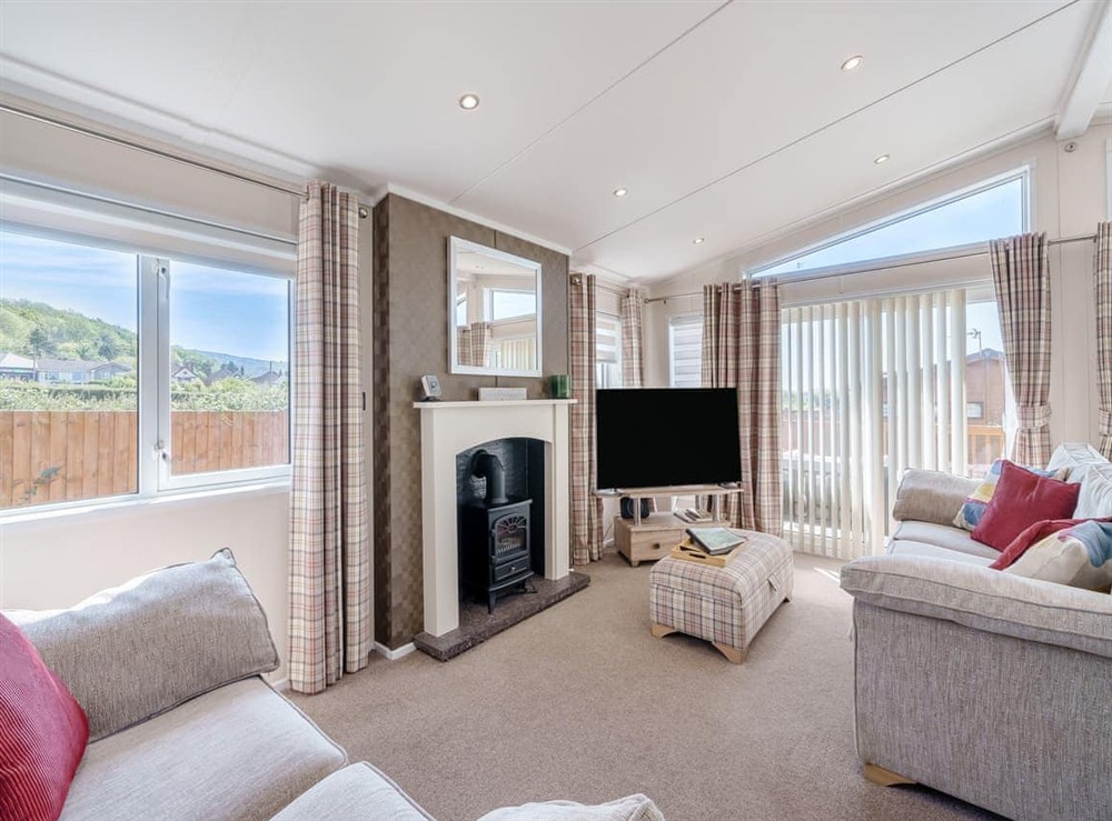 Open plan living space at Red Robin in Cheddar, Somerset