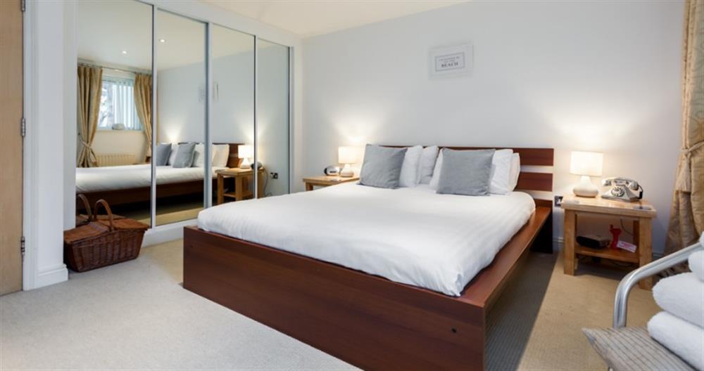 One of the 3 bedrooms at Red Sails No.6 in Sandbanks