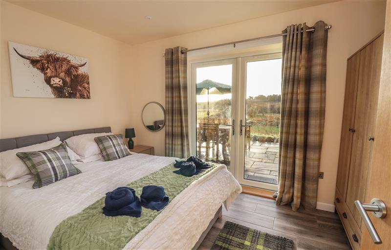 One of the 3 bedrooms at Red Squirrel, Dornoch
