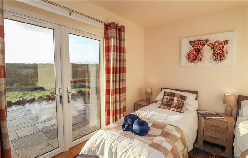 One of the bedrooms at Red Squirrel, Dornoch