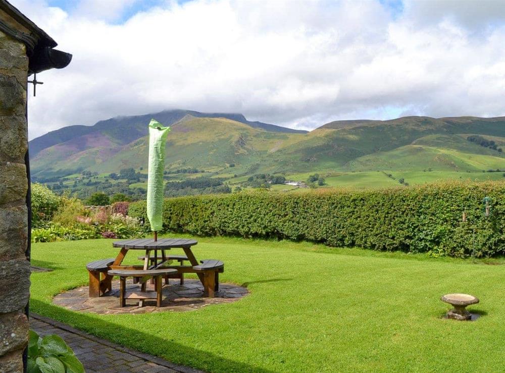 Outstanding views from rear garden at Red Syke in Troutbeck, near Keswick, Cumbria