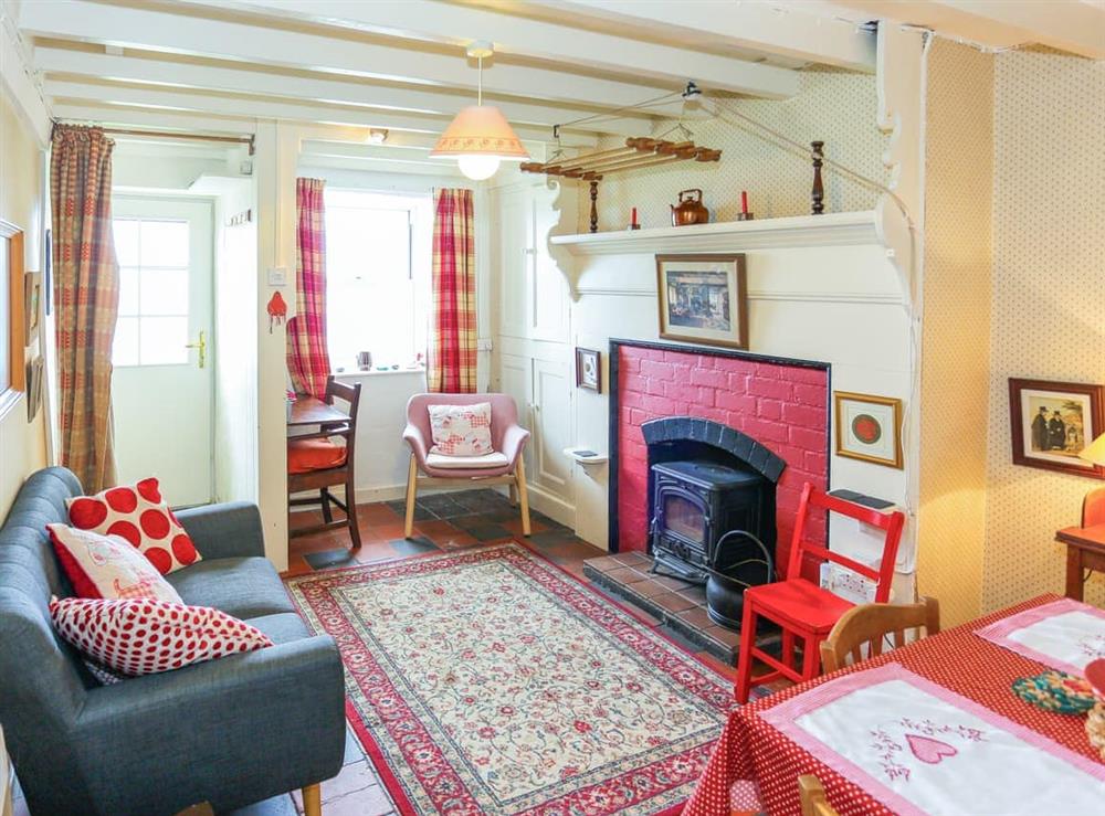 Living room/dining room at Red in Trefor, Gwynedd