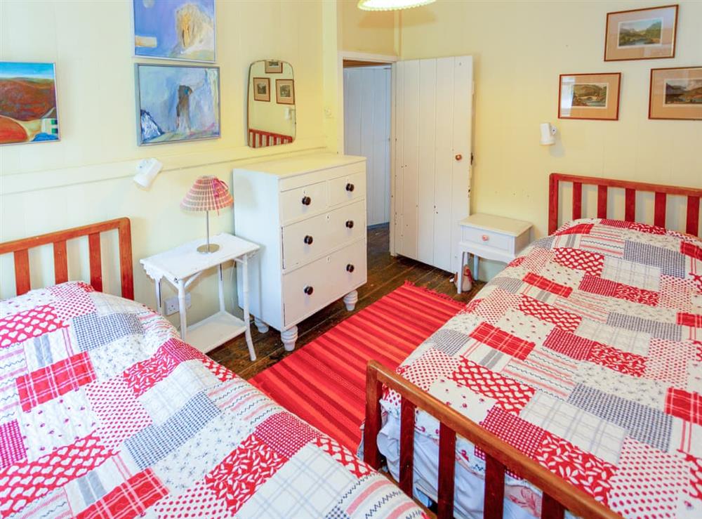 Twin bedroom at Red in Trefor, Gwynedd