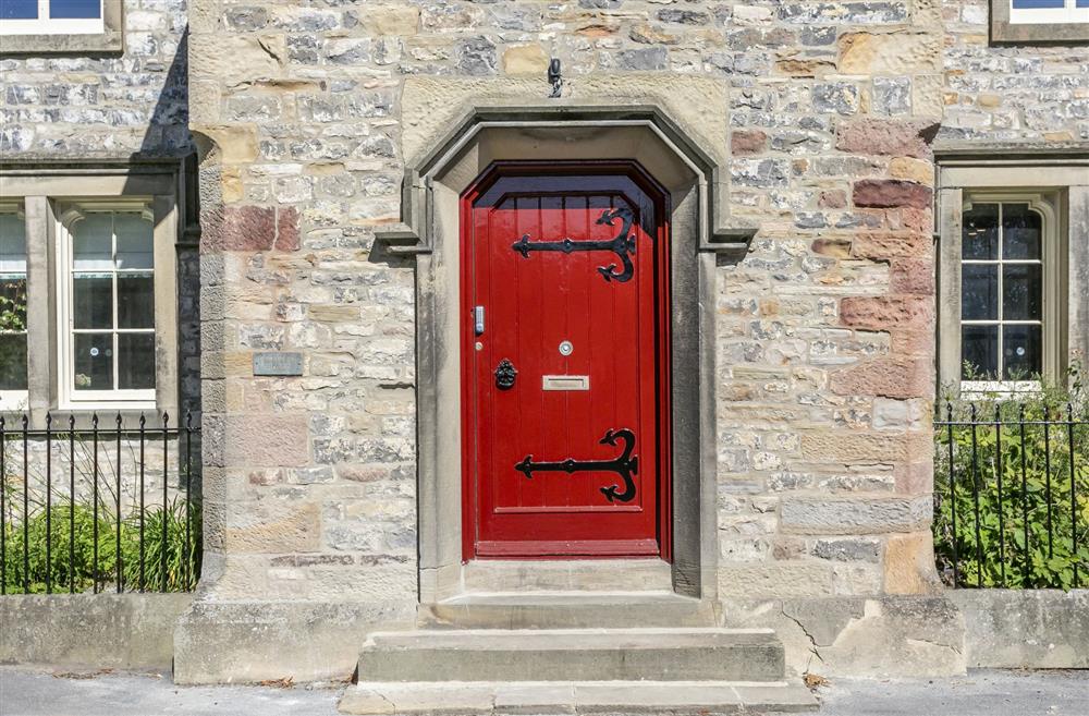 Impressive entrance to Redberry House