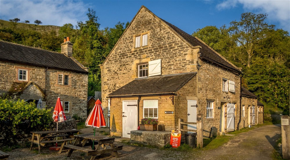 Darfar, Redhurst and the neighbouring café and buildings, Derbyshire at Redhurst in Nr Ashbourne, Derbyshire