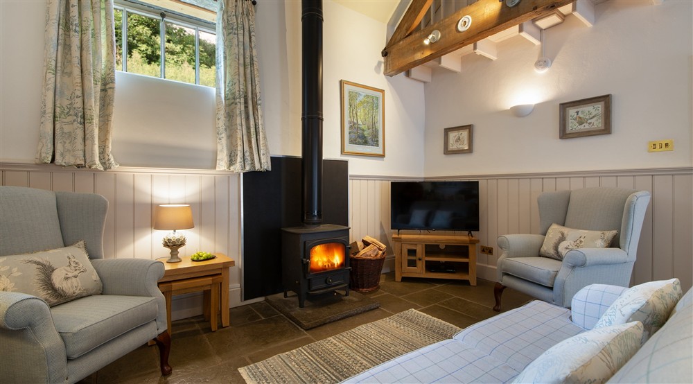 The sitting area at Redhurst in Nr Ashbourne, Derbyshire