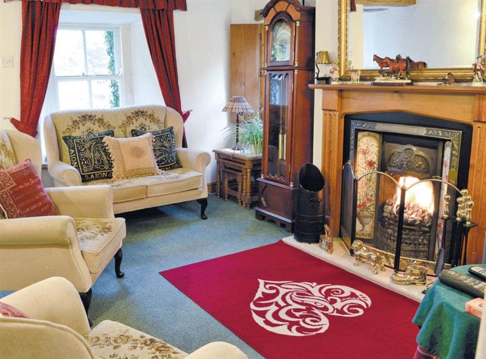 Living room at Redmayne Cottage in Orton, Cumbria., Great Britain