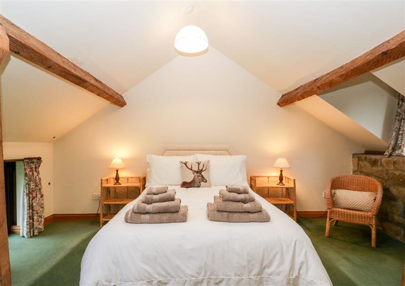 One of the bedrooms at Redstart Cottage, Kingsland near Yarpole