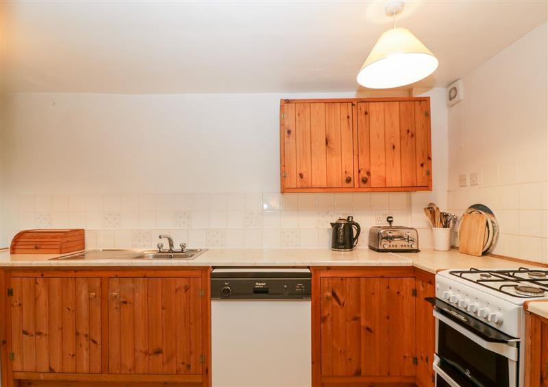 This is the kitchen at Redstart Cottage, Kingsland near Yarpole