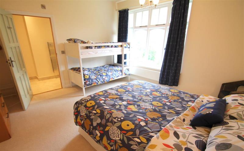 One of the bedrooms at Redway Lodge, Porlock